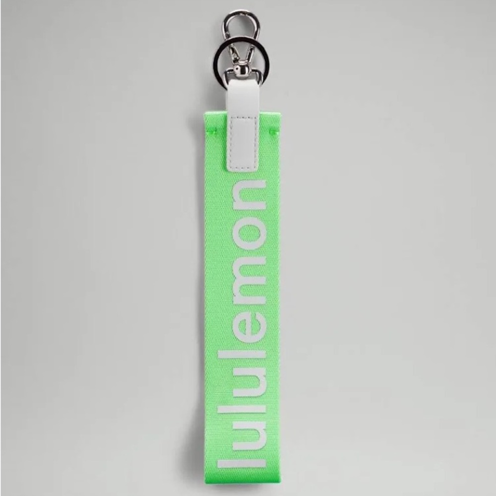 Lululemon Never Lost Green Keychain